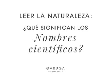 Leer la Naturaleza: ¿Qué significan los nombres científicos?