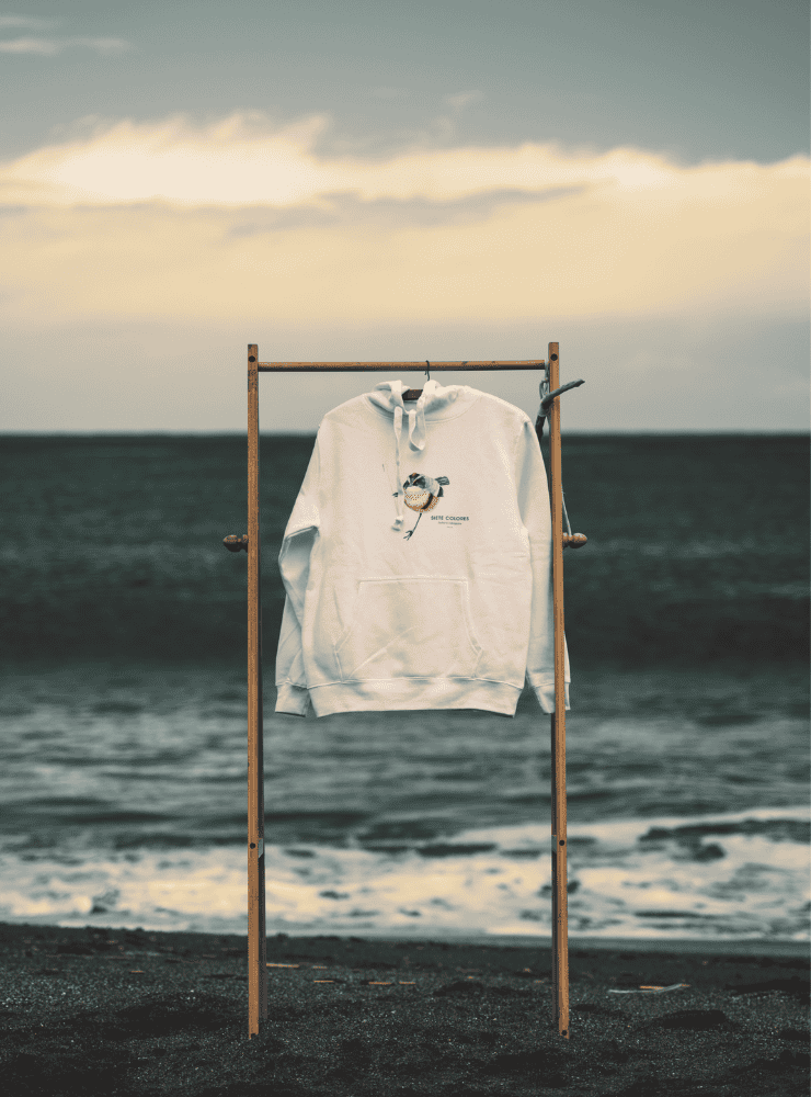 Polerón Canguro- Martín Pescador Blanco