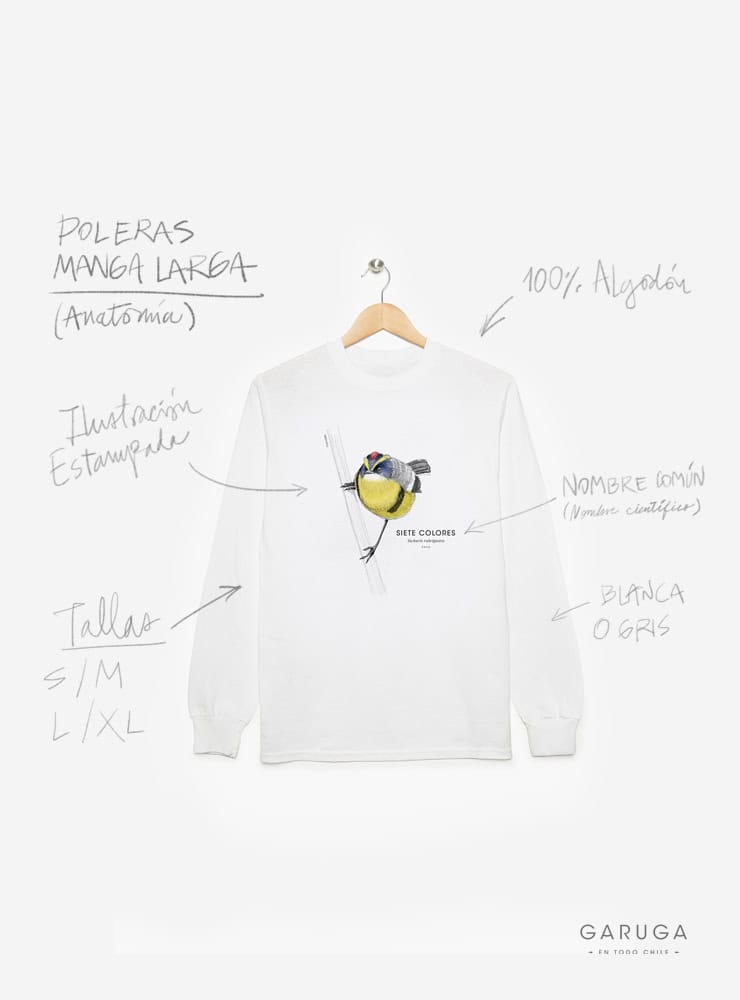 polera manga larga diseño hongos nativos Chile
ropa con hongos endémicos bosque chileno manga larga
polera algodón unisex hongos nativos Chile manga larga
regalo con hongos nativos bosque sur Chile manga larga
ropa fungi endémico Chile manga larga entretiempo