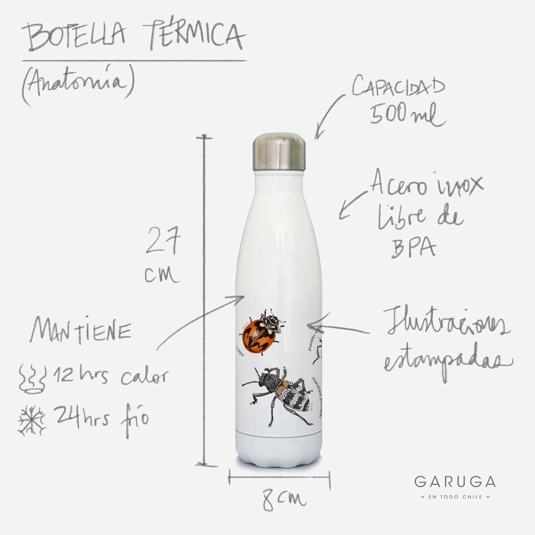 botella térmica 500ml diseño sotobosque Chile
botella reutilizable libre BPA fauna Chile
regalo botella térmica sotobosque Chile
botella térmica vuelta a clases sotobosque Chile
botella ecológica reutilizable fauna flora chilena