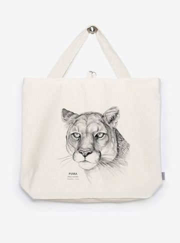 bolso XL reutilizable diseño puma Chile
bolso compras fauna flora chilena alternativa plástico
regalo bolso XL puma Chile
bolso XL tela ilustración puma Chile
bolso compras ecológico fauna Chile