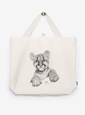 bolso XL reutilizable diseño puma cachorro Chile
bolso compras fauna flora chilena alternativa plástico
regalo bolso XL puma cachorro Chile
bolso XL tela ilustración puma cachorro Chile
bolso compras ecológico fauna Chile