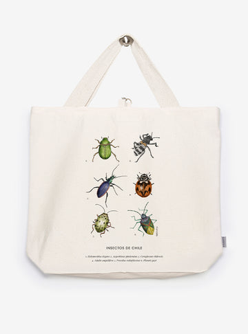 bolso XL reutilizable diseño insectos de chile Chile
bolso compras fauna flora chilena alternativa plástico
regalo bolso XL insectos de chile Chile
bolso XL tela ilustración insectos de chile Chile
bolso compras ecológico fauna Chile