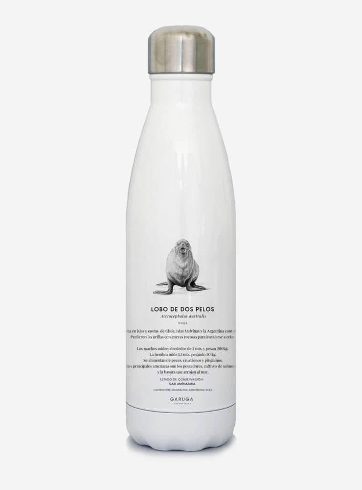 botella térmica 500ml diseño lobo de dos pelos Chile
botella reutilizable libre BPA fauna Chile
regalo botella térmica lobo de dos pelos Chile
botella térmica vuelta a clases lobo de dos pelos Chile
botella ecológica reutilizable fauna flora chilena