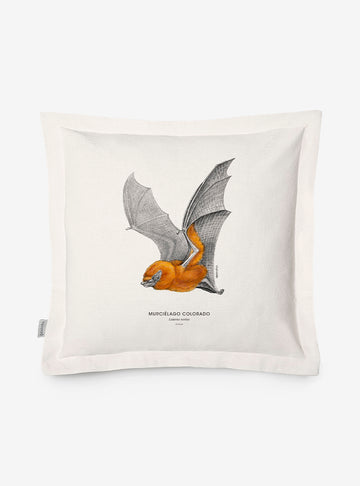 funda cojín diseño murciélago colorado Chile algodón
decoración hogar con murciélago nativo Chile
funda cojín algodón 50x50 murciélago colorado Chile
regalo decoración hogar murciélago colorado Chile
funda cojín fauna nocturna polinizadora Chile hogar