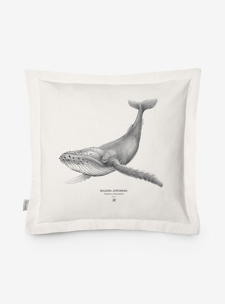 funda cojín diseño ballena jorobada Chile algodón
decoración hogar con cetáceo majestuoso costas Chile
funda cojín algodón 50x50 ballena jorobada Chile
regalo decoración hogar ballena jorobada conservación Chile
funda cojín fauna marina Chile hogar