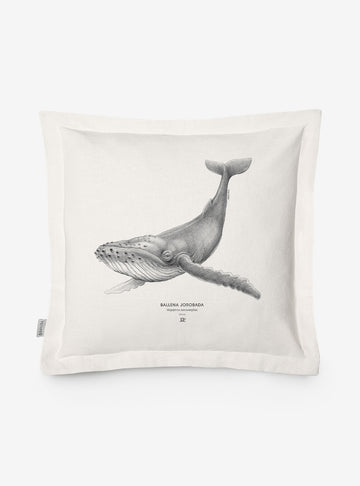 funda cojín diseño ballena jorobada Chile algodón
decoración hogar con cetáceo majestuoso costas Chile
funda cojín algodón 50x50 ballena jorobada Chile
regalo decoración hogar ballena jorobada conservación Chile
funda cojín fauna marina Chile hogar