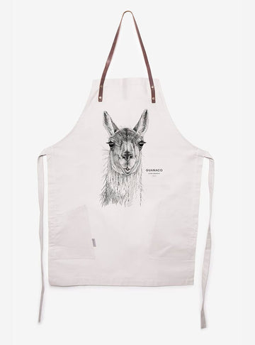 delantal algodón diseño guanaco Patagonia Chile
delantal tirantes cuero fauna patagónica Chile
regalo Día del Padre delantal guanaco Chile
delantal cocina fauna nativa patagónica Chile
delantal algodón cuero guanaco camélido Chile