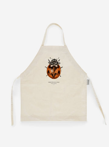 delantal infantil diseño adalia angulifera chinita Chile
delantal niño talla 2-5 insecto nativo Chile
regalo niño delantal infantil chinita Chile
delantal escolar insectos nativos Chile
delantal infantil algodón chinita endémica Chile