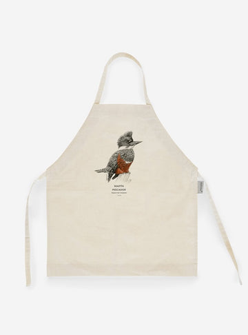 delantal infantil diseño martín pescador Chile
delantal niño talla 2-5 ave colorida ríos Chile
regalo niño delantal infantil martín pescador Chile
delantal escolar aves nativas Chile
delantal infantil algodón martín pescador ribereño Chile