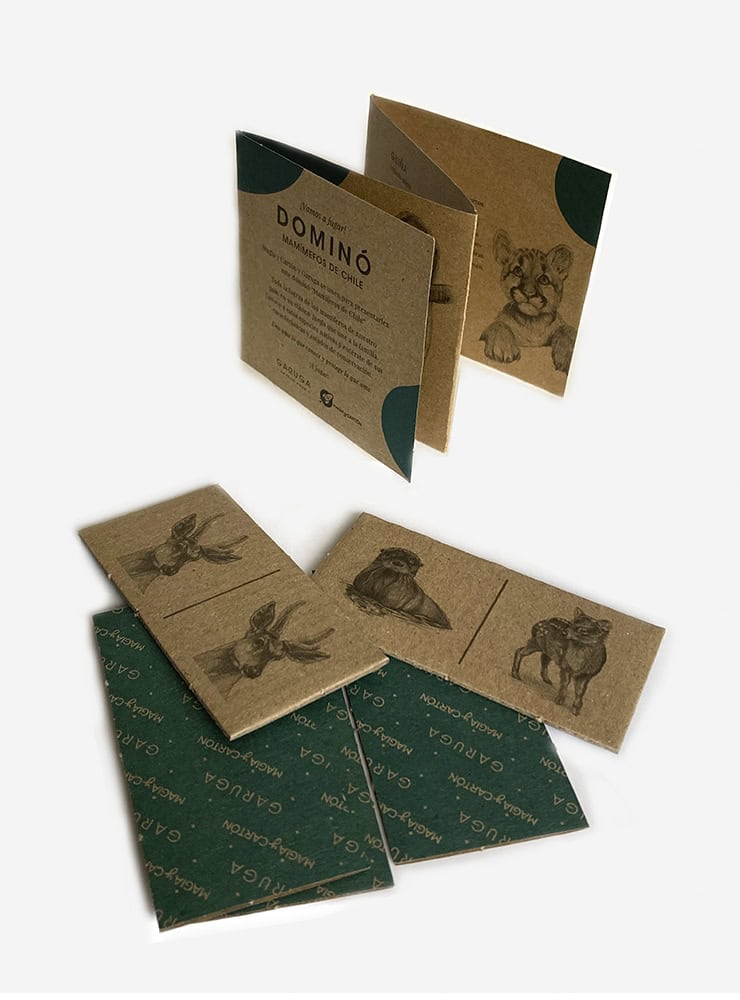 juego dominó mamíferos nativos Chile cartón reciclable
dominó educativo mamíferos Chile niños regalo
juego dominó fauna mamífera chilena 28 piezas
regalo niño juego dominó mamíferos Chile
juego educativo mamíferos nativos Chile made in Chile