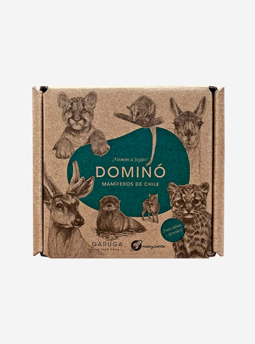 juego dominó mamíferos nativos Chile cartón reciclable
dominó educativo mamíferos Chile niños regalo
juego dominó fauna mamífera chilena 28 piezas
regalo niño juego dominó mamíferos Chile
juego educativo mamíferos nativos Chile made in Chile