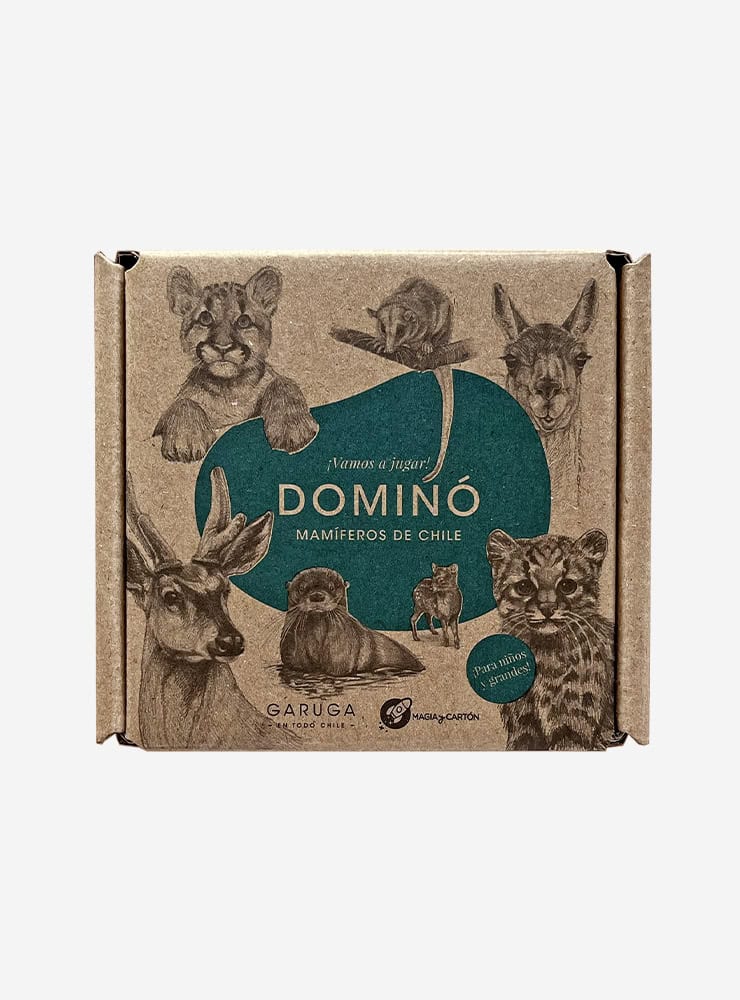 juego dominó mamíferos nativos Chile cartón reciclable
dominó educativo mamíferos Chile niños regalo
juego dominó fauna mamífera chilena 28 piezas
regalo niño juego dominó mamíferos Chile
juego educativo mamíferos nativos Chile made in Chile