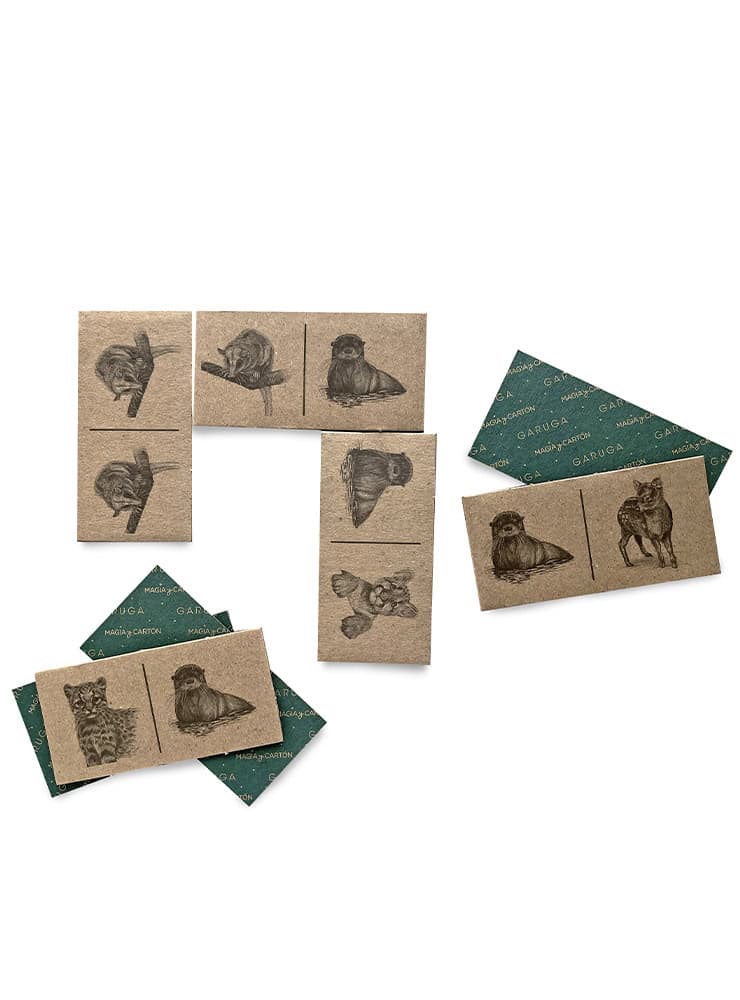 juego dominó mamíferos nativos Chile cartón reciclable
dominó educativo mamíferos Chile niños regalo
juego dominó fauna mamífera chilena 28 piezas
regalo niño juego dominó mamíferos Chile
juego educativo mamíferos nativos Chile made in Chile