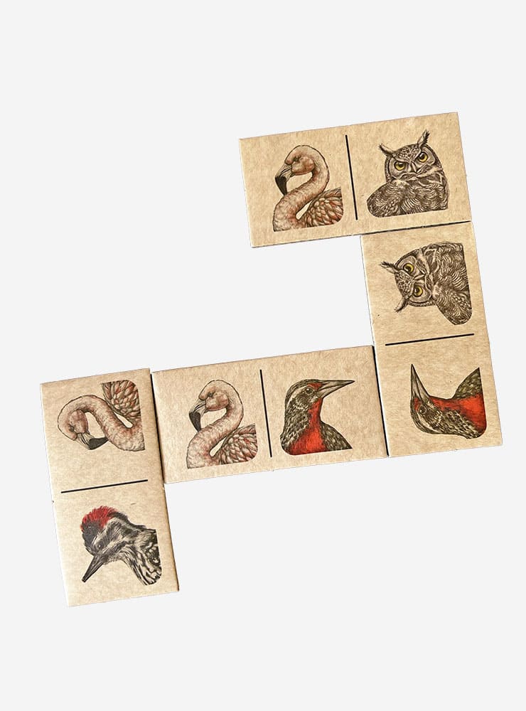 juego dominó aves nativas Chile cartón reciclable
dominó educativo aves Chile niños regalo
juego dominó fauna aviar chilena 28 piezas
regalo niño juego dominó aves Chile
juego educativo aves nativas Chile made in Chile