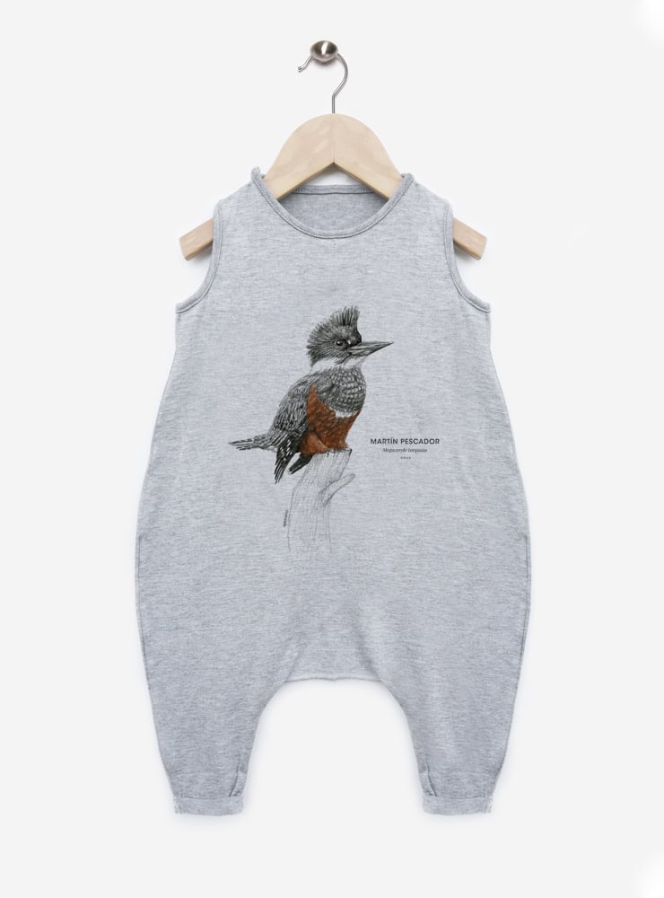 enterito bebé diseño martín pescador Chile algodón modal
ropa bebé con ave colorida nativa ríos Chile
enterito unisex bebé ave ribereña Chile
regalo bebé recién nacido martín pescador Chile
ropa bebé fauna lacustre Chile
