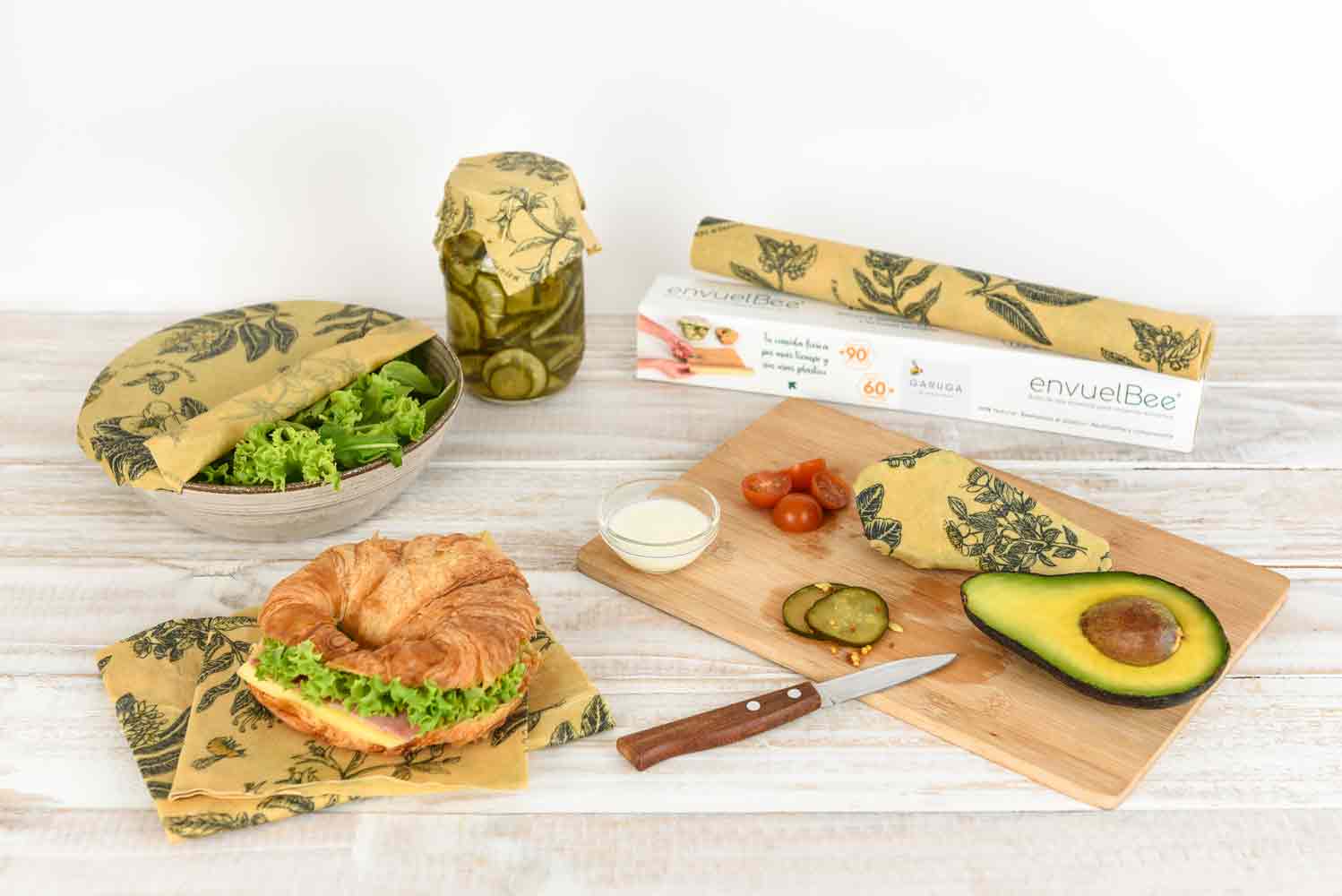 rollo tela encerada diseño polinización flores nativas Chile
alternativa ecológica plástico envolver alimentos Chile
tela encerada reutilizable flores nativas Chile
regalo ecológico tela encerada polinización Chile
tela encerada sin plástico flores bosque chileno