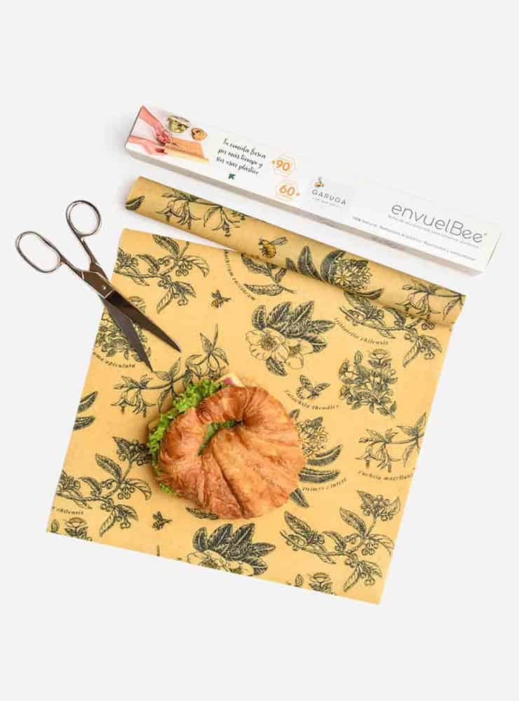 rollo tela encerada diseño polinización flores nativas Chile
alternativa ecológica plástico envolver alimentos Chile
tela encerada reutilizable flores nativas Chile
regalo ecológico tela encerada polinización Chile
tela encerada sin plástico flores bosque chileno
