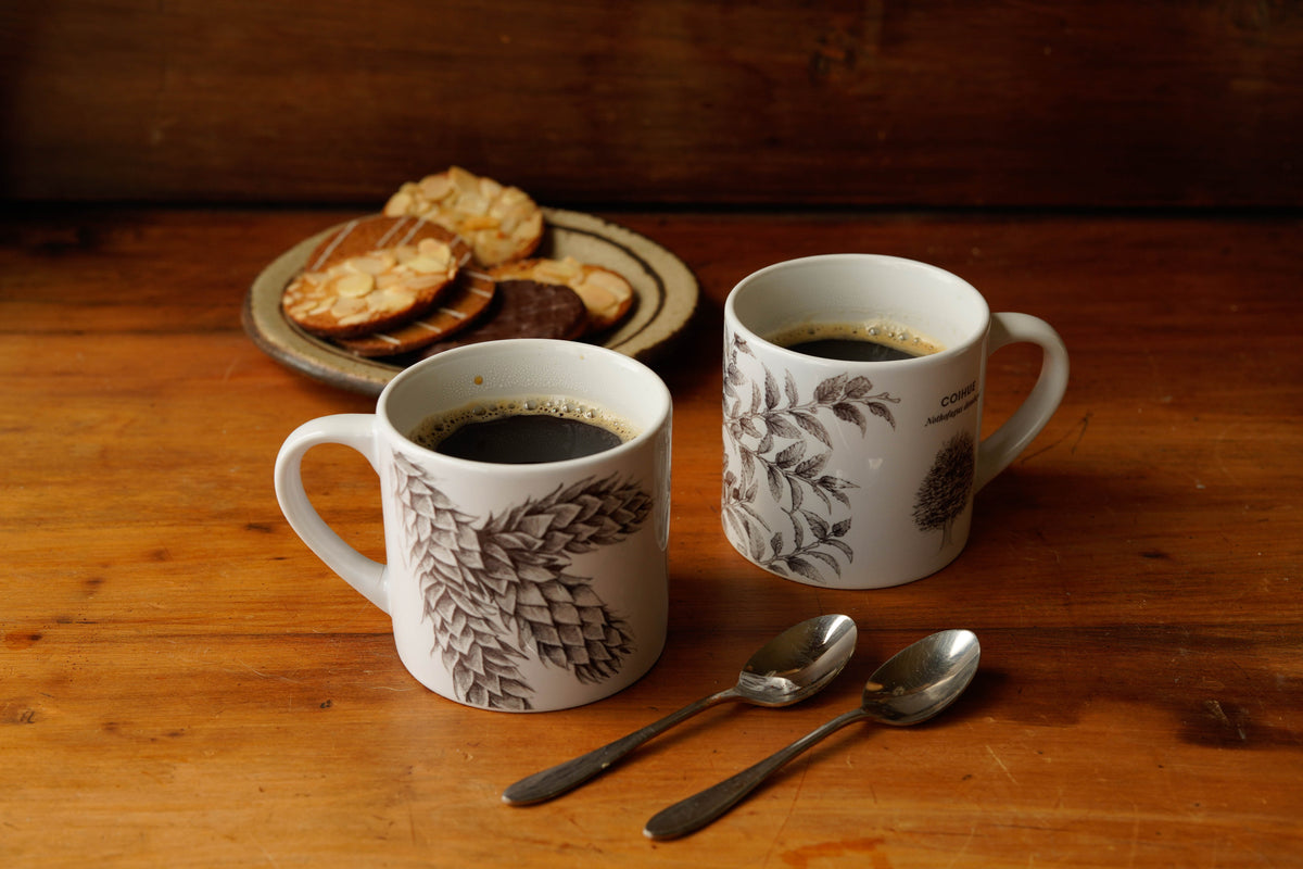 Set 4 Tazas Hojas