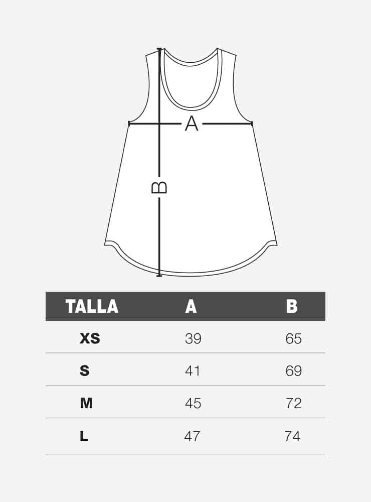 Polera Mujer Sin Manga- Garza Cuca