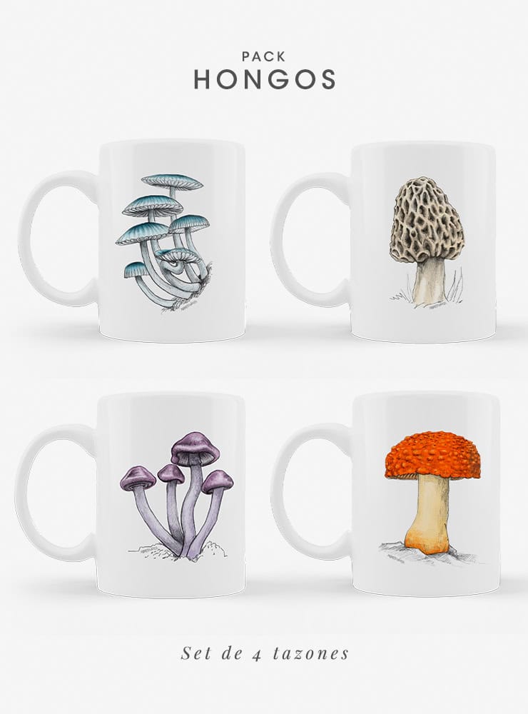 set 4 tazones cerámica hongos nativos Chile
regalo set tazones amanita gayana cortinarius morchella mycena
set tazones apto microondas hongos Chile
regalo Navidad set tazones hongos nativos Chile
set tazones fungi bosque nativo Chile regalo hogar