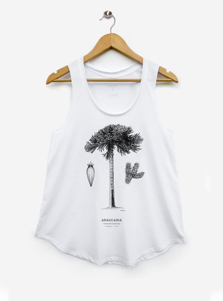 Polera Mujer Sin Manga- Araucaria
