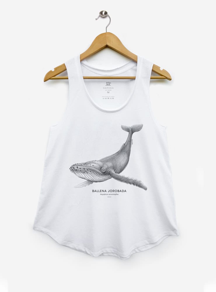 polera sin manga diseño ballena jorobada mujer Chile
ropa mujer con cetáceo majestuoso costas Chile
polera algodón mujer sin manga ballena jorobada
regalo mujer conservación ballena jorobada Chile
ropa mujer fauna marina Chile sin manga verano