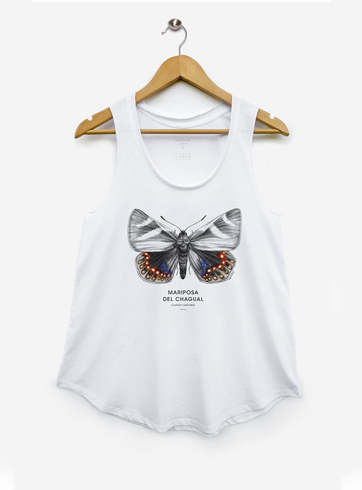 Polera Mujer Sin Manga- Mariposa Del Chagual