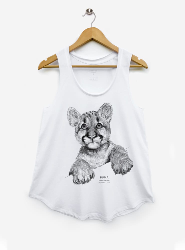 Polera Mujer Sin Manga- Puma cachorro