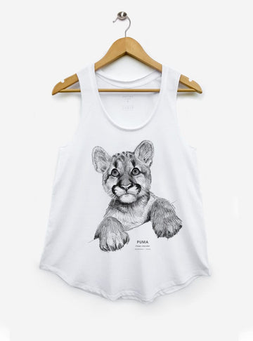 Polera Mujer Sin Manga- Puma cachorro
