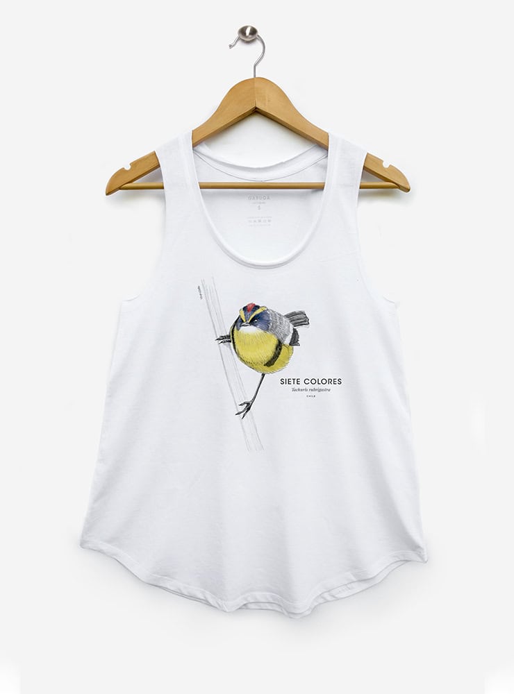 Polera Mujer Sin Manga- Siete Colores