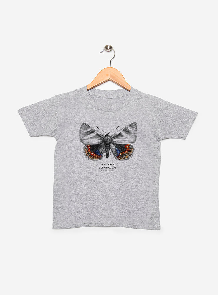 polera infantil manga corta diseño mariposa del chagual Chile
ropa niño con insecto endémico Chile manga corta
polera algodón niño mariposa chagual Chile
regalo niño conservación mariposa del chagual Chile
ropa infantil fauna insectos endémicos Chile manga corta