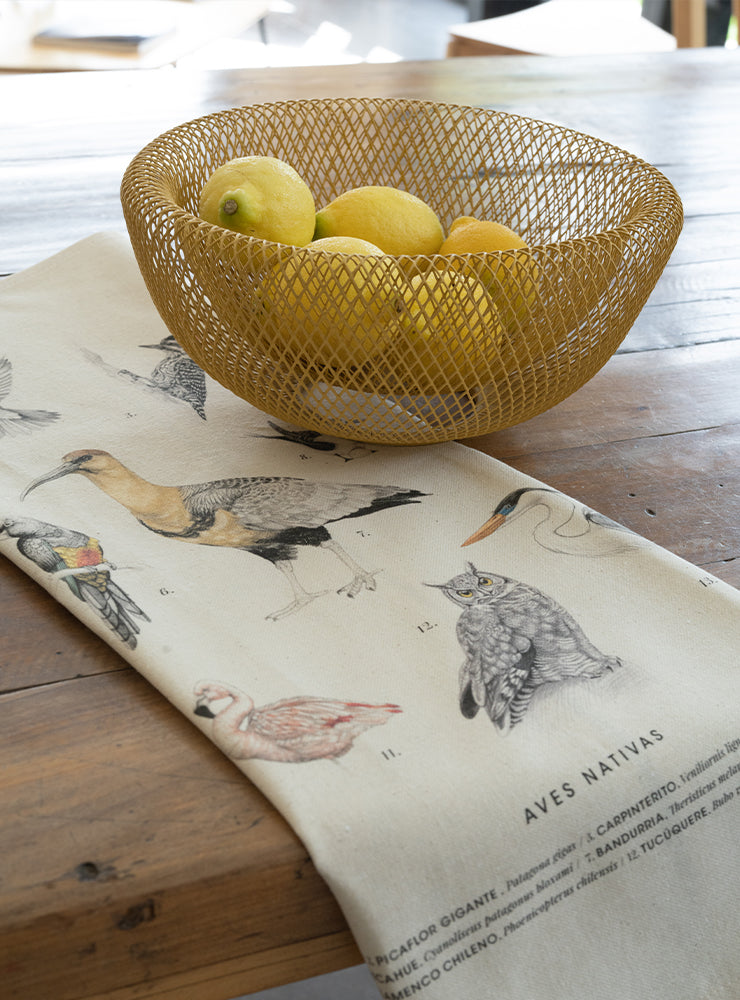 Paño cocina Aves Nativas