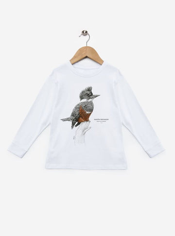 polera infantil manga larga diseño martín pescador Chile
ropa niño con ave colorida nativa ríos Chile manga larga
polera algodón niño manga larga ave ribereña Chile
regalo niño manga larga martín pescador Chile
ropa infantil manga larga fauna lacustre Chile