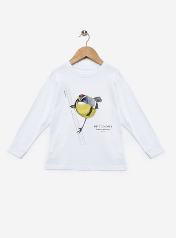 polera infantil manga larga diseño siete colores Chile
ropa niño con ave más colorida humedales Chile manga larga
polera algodón niño manga larga siete colores Chile
regalo niño manga larga siete colores fauna Chile
ropa infantil manga larga conservación humedales Chile