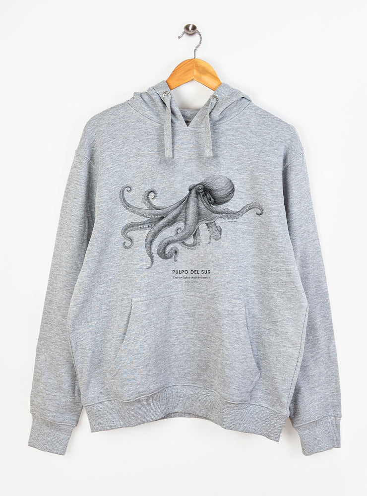 Polerón Gorro Gris- Pulpo del Sur