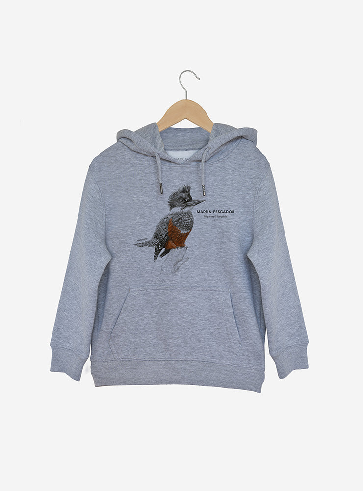 Polerón Niño con gorro Martín Pescador