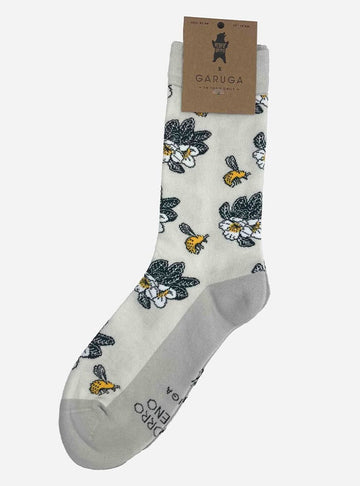 polinización flora nativa Chile ilustración calcetines
abejorro chileno flores nativas Chile calcetines sustentable
calcetines fauna flora Chile moda consciente People Socks
conservación polinizadores Chile calcetines polinización