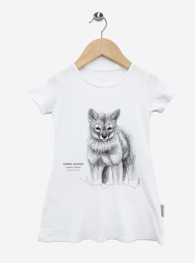 vestido infantil manga corta diseño zorro cachorro Chile
ropa niña con cría zorro culpeo nativo Chile
vestido algodón modal niña zorro cachorro
regalo niña zorro cachorro fauna Chile
ropa infantil niña familia zorro culpeo Chile