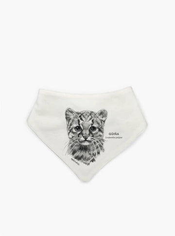 babero bebé diseño güiña Chile algodón orgánico
ropa bebé con felino más pequeño de América Chile
babero orgánico doble capa güiña bebé
regalo recién nacido güiña babero Chile
babero bebé fauna vulnerable Chile regalo baby shower