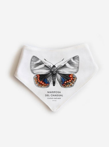 babero bebé diseño mariposa del chagual Chile algodón orgánico
ropa bebé con insecto endémico Chile
babero orgánico doble capa mariposa chagual bebé
regalo recién nacido mariposa chagual babero Chile
babero bebé fauna invertebrada Chile regalo baby shower