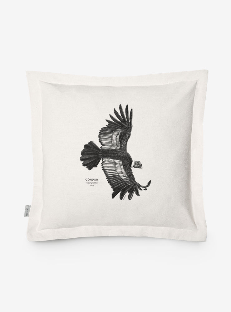 funda cojín diseño cóndor volando Chile algodón
decoración hogar con ave más grande mundo en vuelo Chile
funda cojín algodón 50x50 cóndor andino vuelo
regalo decoración hogar cóndor símbolo nacional Chile
funda cojín fauna andina cordillera Chile hogar