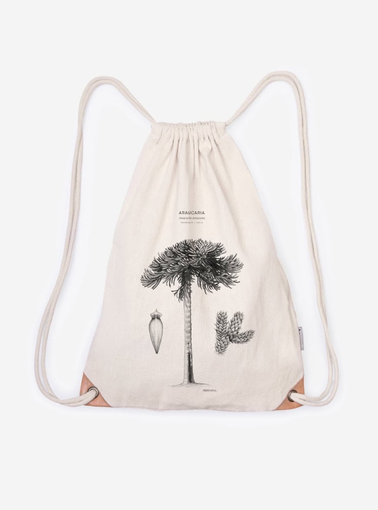mochila diseño araucaria Chile
mochila escolar fauna flora chilena vuelta a clases
regalo mochila araucaria Chile niño
mochila ilustración araucaria Chile sustentable
mochila vuelta a clases fauna Chile