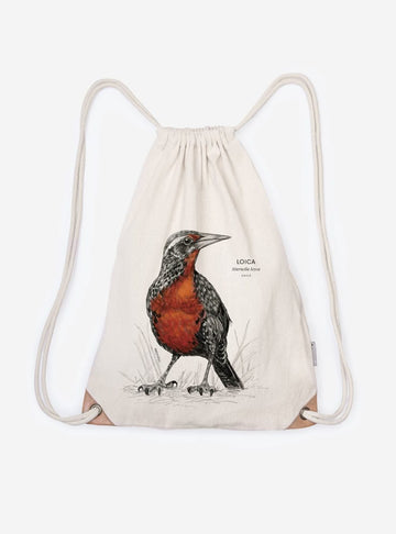 mochila diseño loica Chile
mochila escolar fauna flora chilena vuelta a clases
regalo mochila loica Chile niño
mochila ilustración loica Chile sustentable
mochila vuelta a clases fauna Chile