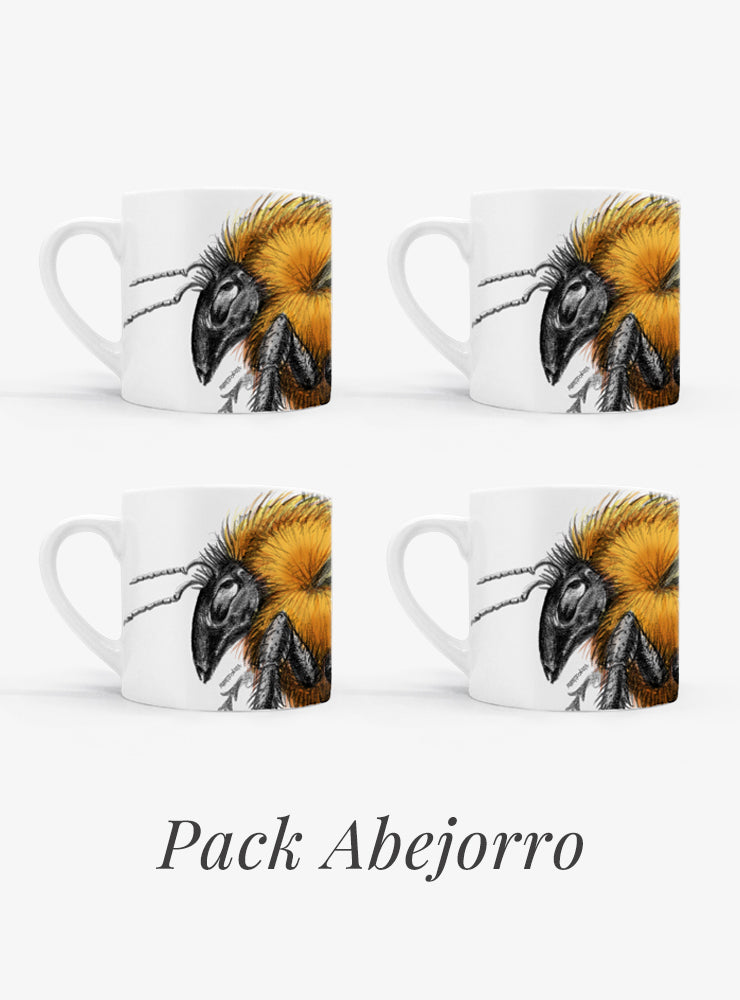 set 4 tazas diseño abejorro chileno Chile
regalo set tazas abejorro más grande mundo Chile
set tazas polinizador nativo Chile regalo hogar
regalo Navidad set tazas abejorro chileno Chile
set tazas ilustración insecto nativo en peligro Chile