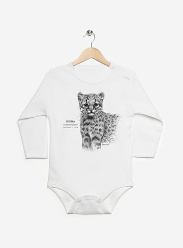pilucho manga larga bebé diseño güiña Chile
ropa bebé manga larga con felino más pequeño de América Chile
pilucho algodón PIMA peruano güiña especie vulnerable Chile
regalo recién nacido güiña pilucho manga larga Chile
ropa bebé fauna en peligro bosque templado Chile manga larga