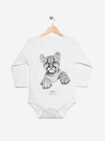pilucho manga larga bebé diseño puma cachorro Chile
ropa bebé manga larga con cría felino nativo Chile
pilucho algodón PIMA peruano puma cachorro Chile
regalo recién nacido puma cachorro pilucho Chile
ropa bebé familia puma Chile manga larga