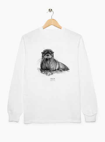 polera manga larga diseño huillín Chile
ropa con nutria río en peligro extinción Chile manga larga
polera algodón unisex especie amenazada Chile manga larga
regalo conservación huillín nutria patagónica manga larga
ropa fauna en peligro extinción ríos Chile manga larga