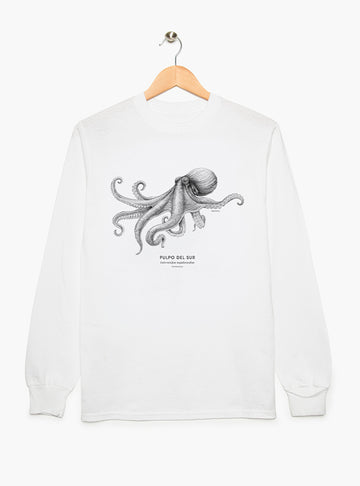 Polera Adulto Manga Larga - Pulpo del Sur