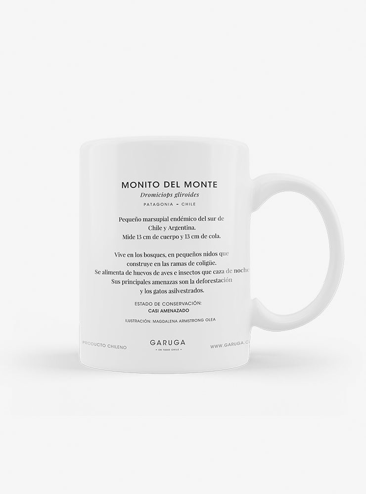 tazón cerámica diseño monito del monte Chile 330ml
regalo con monito del monte único marsupial nativo Chile
tazón apto microondas monito del monte Chile
regalo Día de la Madre tazón monito del monte Chile
tazón fósil viviente fauna endémica Chile